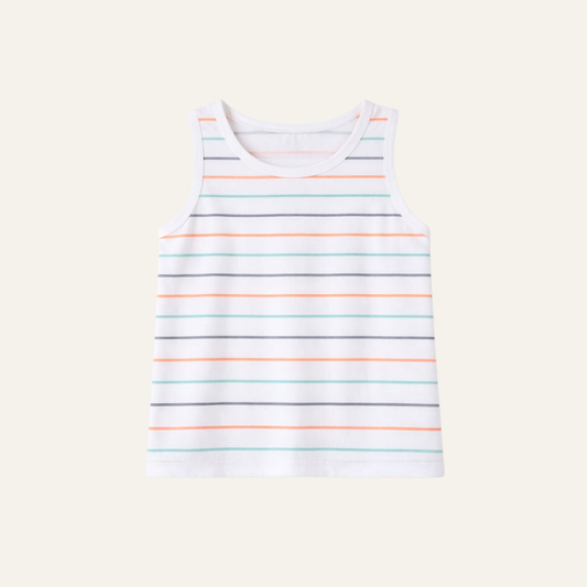 Kids Striped Sleeveless Tank Top