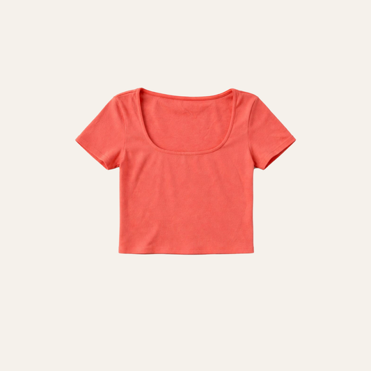 Basic Scoop Neck Top | Curated Pre-Owned ( XL )
