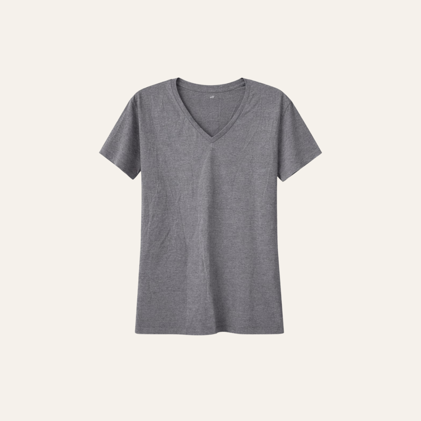 Bench Women’s Gray V-Neck Shirt - Curated Pre-Owned (XL)