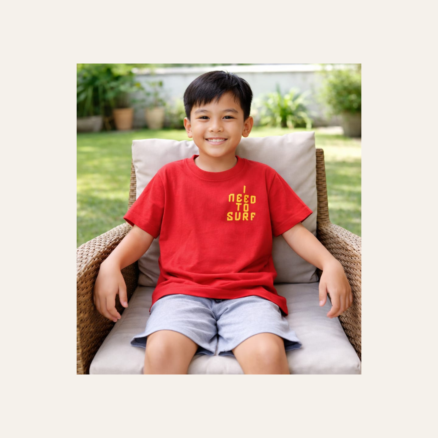 Mossimo Kids Red Graphic Tee – Large | Curated Pre-owned