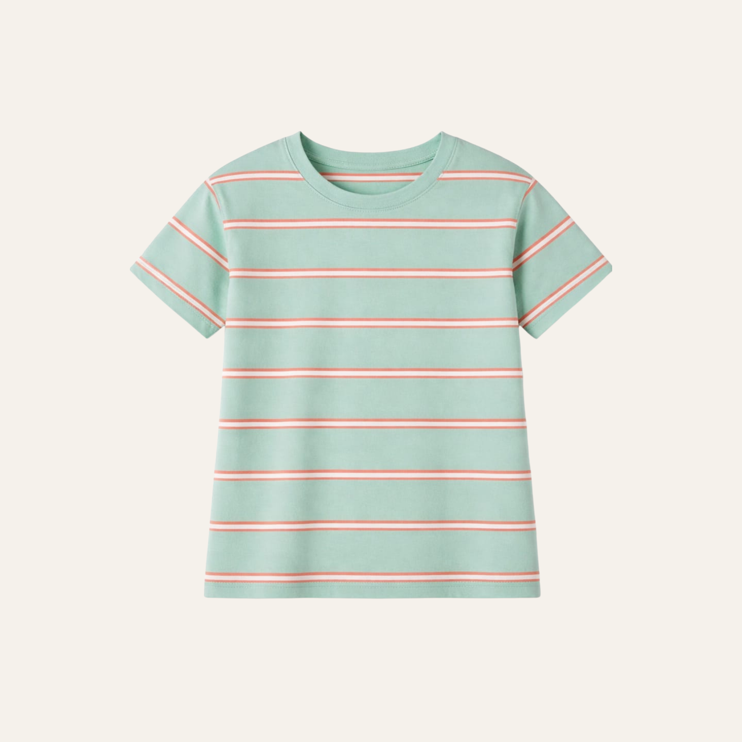 Justees Kids Striped Cotton Top – Large| Curated Pre-owned