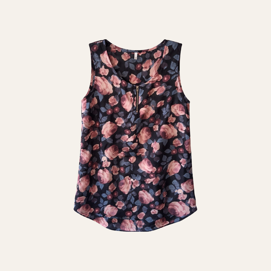 ONLY Floral Sleeveless Tank Top| Curated Pre-Owned (Large)