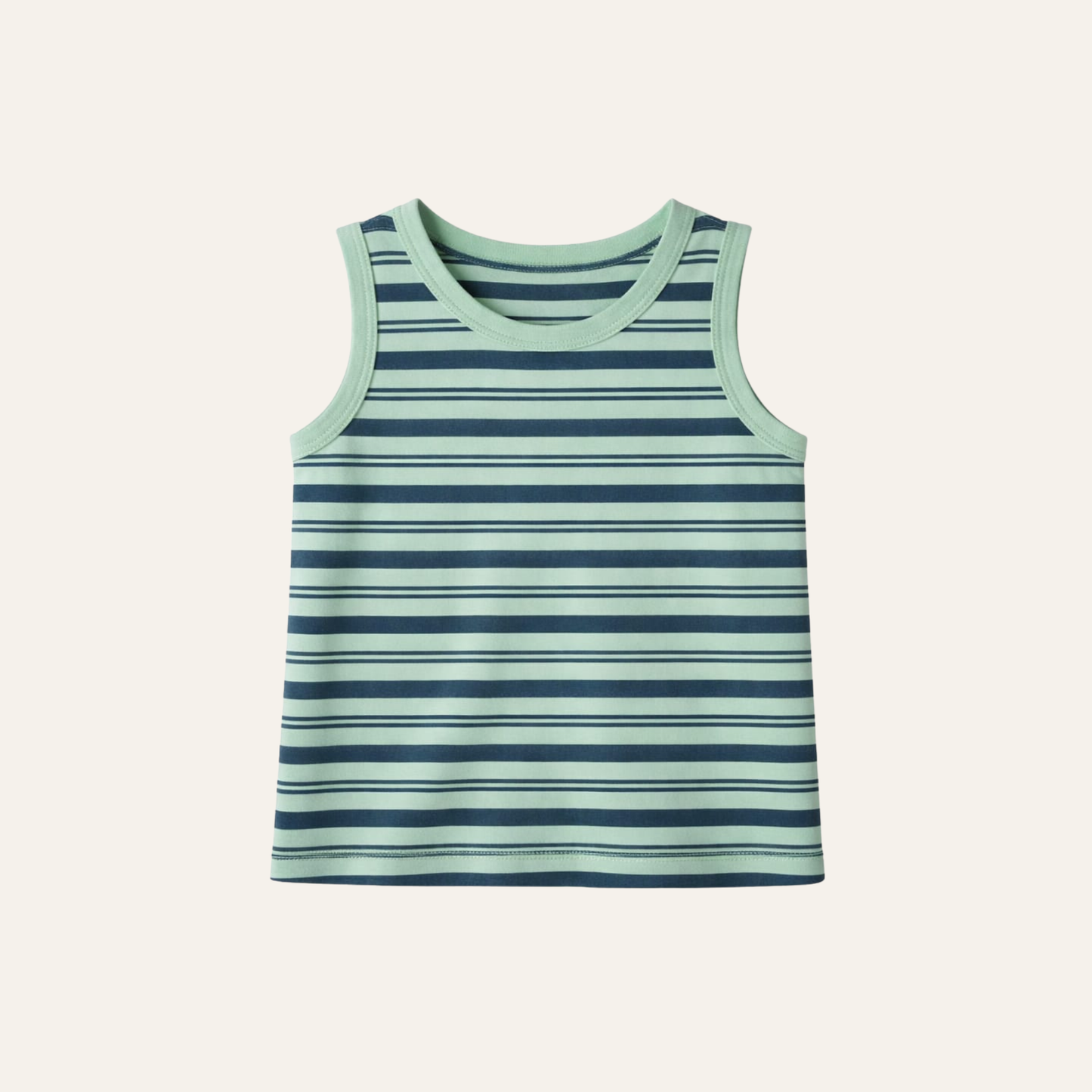 Kids Striped Cotton Sleeveless Top – Large 6–7Y | Curated Pre-owned
