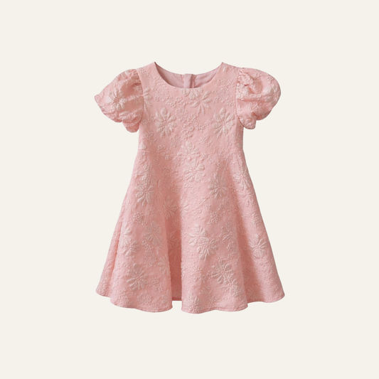 SHEIN Kids Pink Lace Dress – Size 5Y | Pre-owned