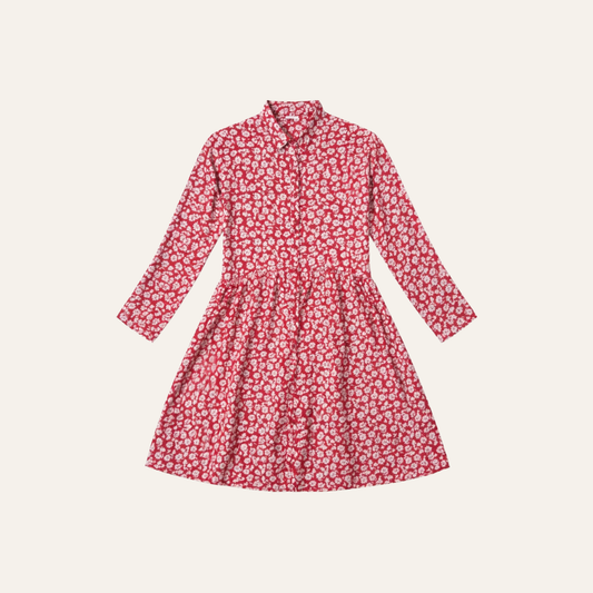 Women’s Floral Button-Down Dress (Small)