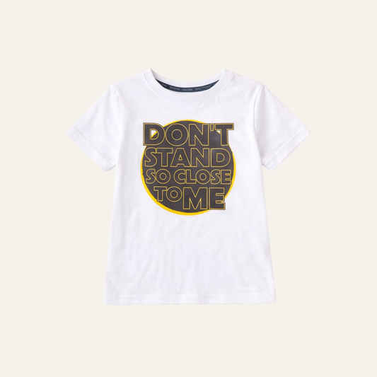 Junior Kids White Graphic T-Shirt – Size 10 / XL | Curated Pre-Owned