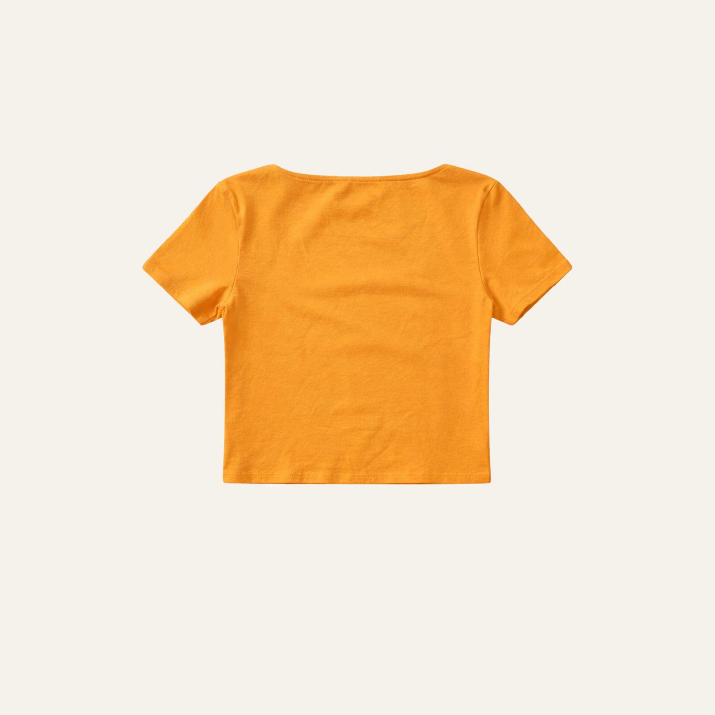 Basic Scoop Neck Crop Top | Curated Pre-Owned ( XL )