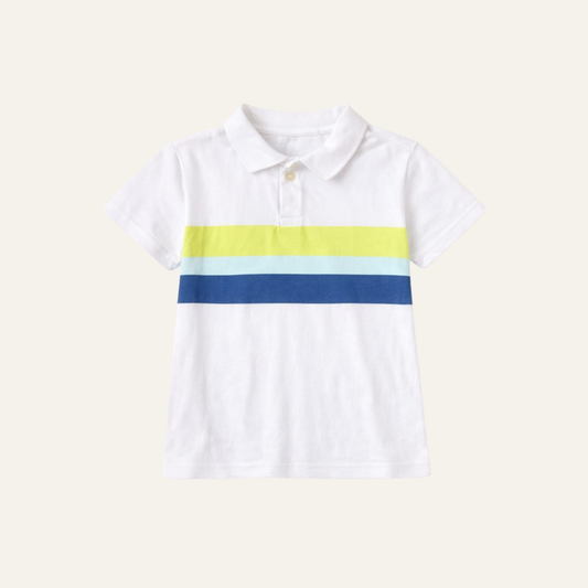 GAP Kids White Polo Shirt – Xtra Large| Curated Pre-owned